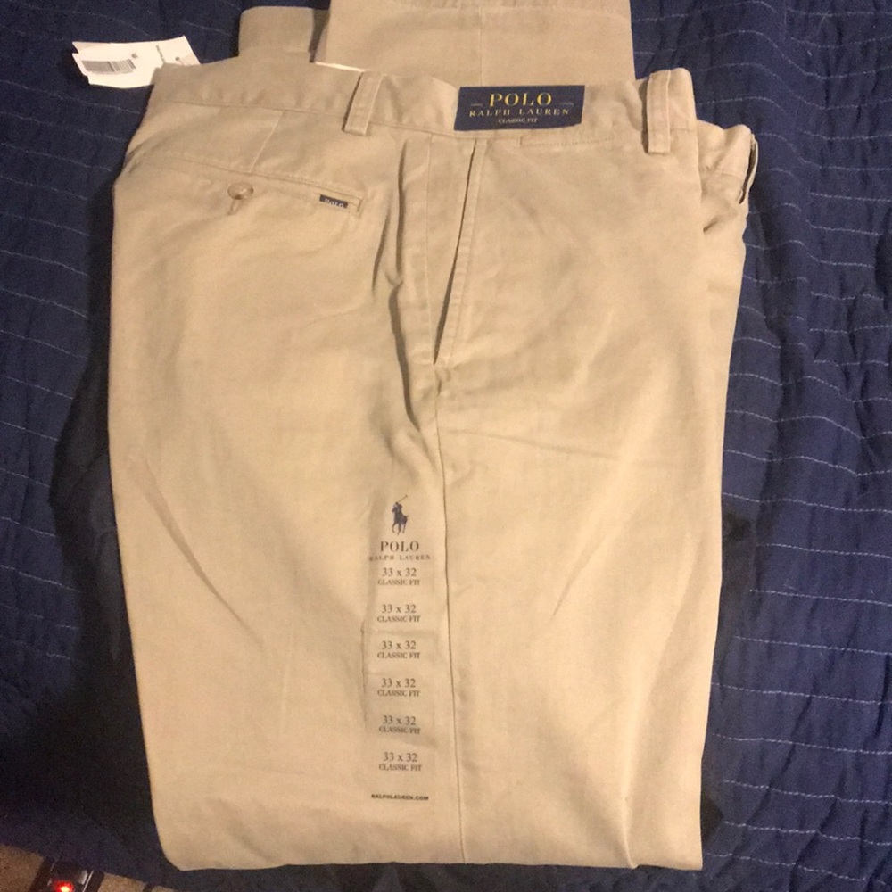 Polo Ralph Lauren 33x32 classic fit pants - Tan